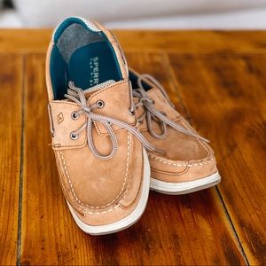 Sperry Boy’s 5 Tan Shoes